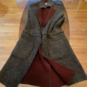 ANTHROPOLOGIE + MOTH - SLEEVELESS LONG CARDIGAN